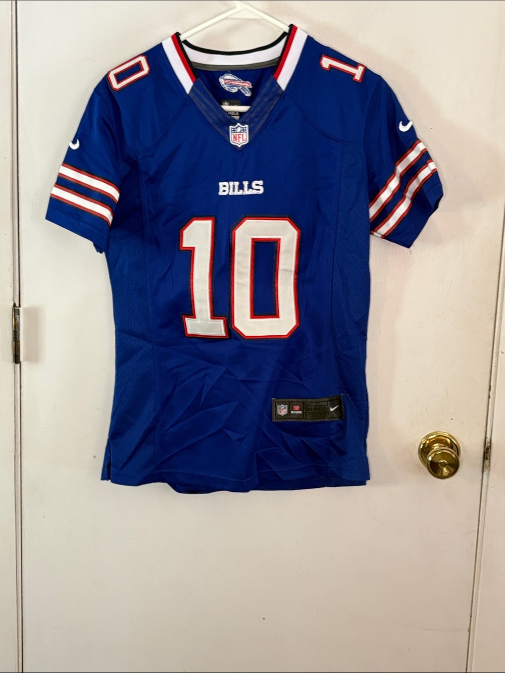 NFL Nike Buffalo Bills MoMo blue #10 jersey Size Large